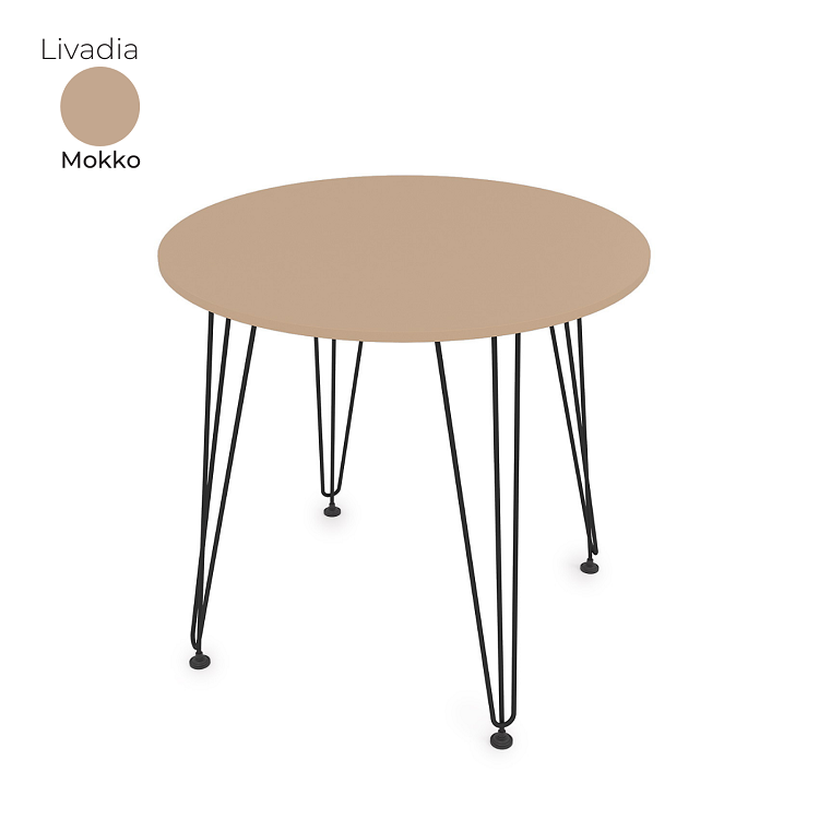 Стол обеденный круглый Алсав 21Livadia.008 Mokko