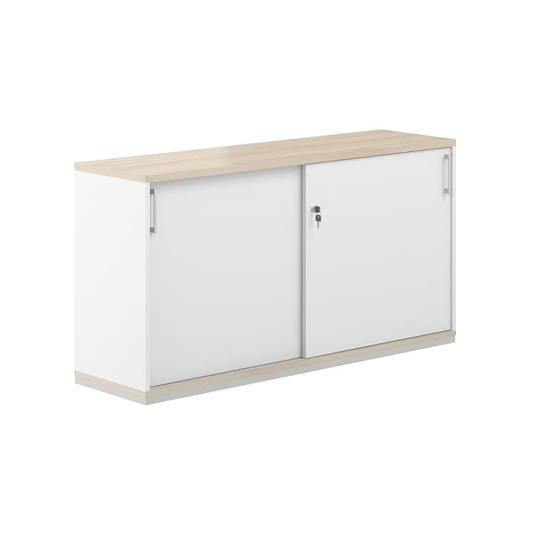 Шкаф-купе 2-уровневый Norden Allegro AG.243.WH.AR.WH (низкий)