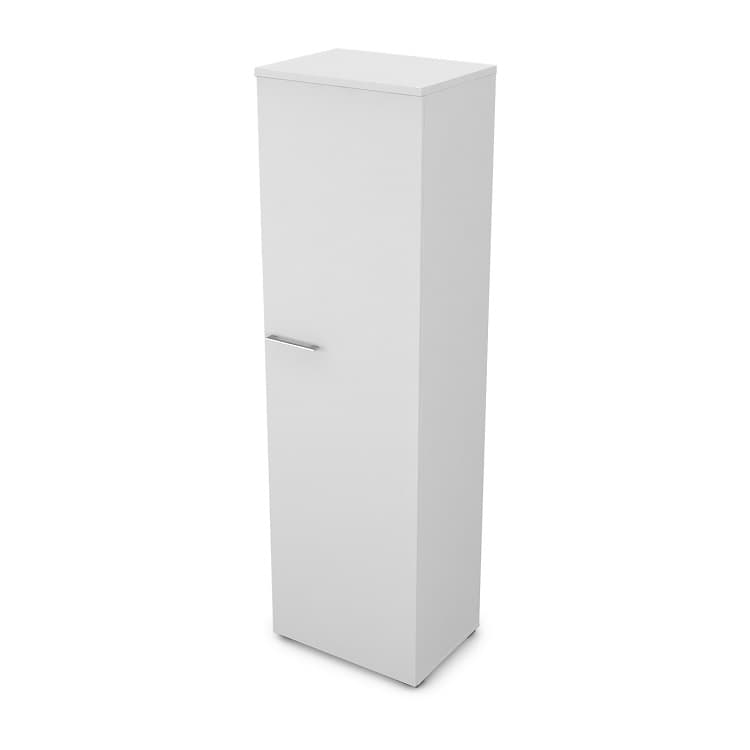 Шкаф для одежды АЛСАВ Gloss line 9НШ.014.1 белый премиум/металл глянец
