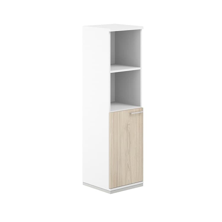 Шкаф полуоткрытый Norden Allegro AG.217.WH.WH.AR.L