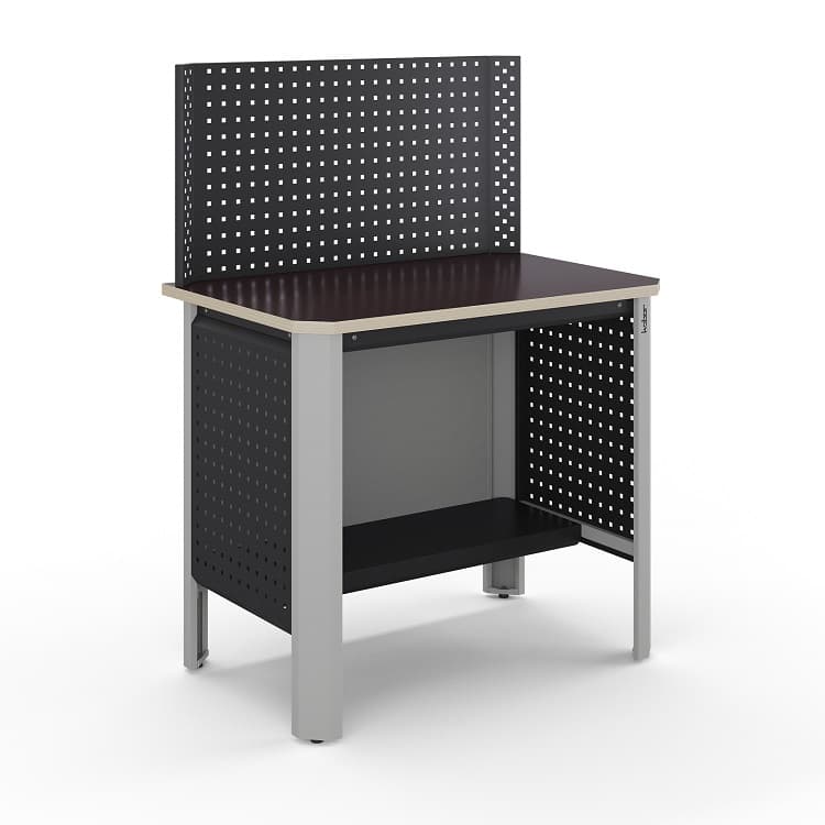 Верстак слесарный безтумбовый с одинарным экраном Kobor Expert MW/P1-80/70