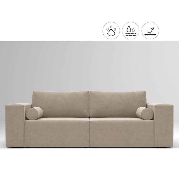Диван Мастерфабрик Линдайв Kenya beige ткань велюр