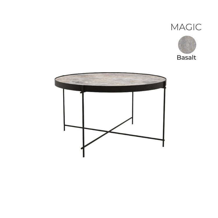 Стол журнальный круглый Алсав 21MAGIC.008 Basalt