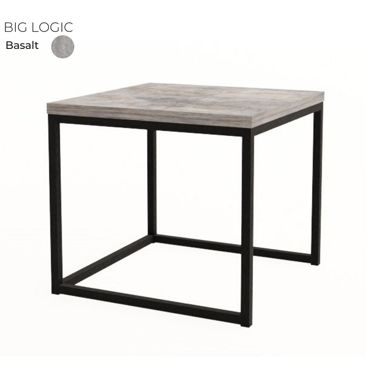 Стол журнальный квадратный большой Алсав BIG LOGIC 21B-LOGIC.001 Basalt