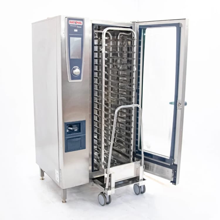 Пароконвектомат Rational SCC WE 201+шпилька-тележка арт. УТ-00089809 (Восстановленное 1 шт)