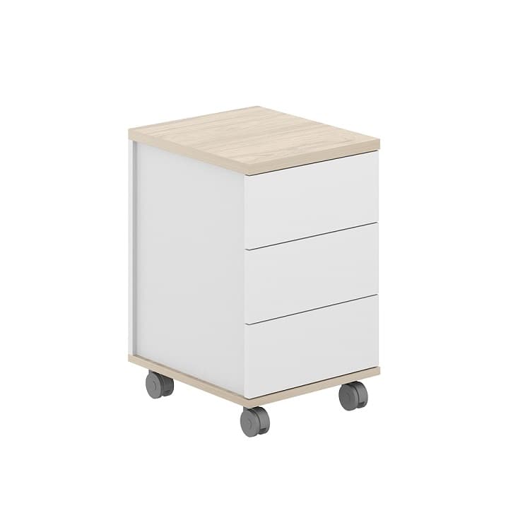 Тумба мобильная с замком Norden Allegro AG.272.WH.AR.WH