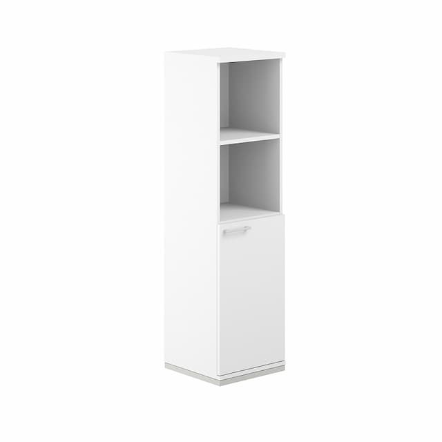 Шкаф полуоткрытый Norden Allegro AG.217.WH.WH.WH.R