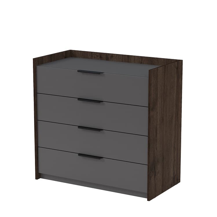Тумба с ящиками Алсав MAGNETIC 15ТЯ.809 (900х460х860) брауни/graphit