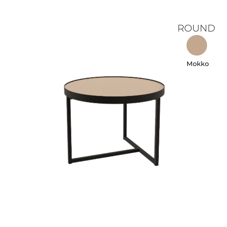 Стол журнальный круглый Алсав 21ROUND.006 Mokko