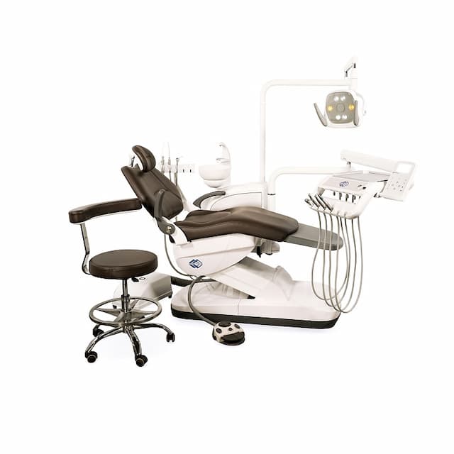 Стоматологическая установка MED-MOS CQ-218 Style (СО-011М-00) темно-оливковый