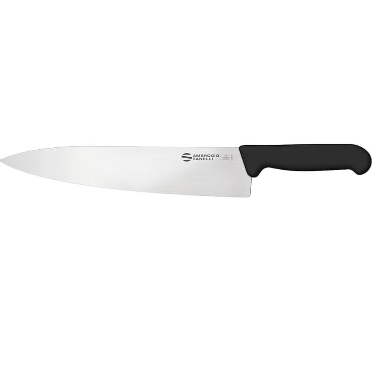Нож кухонный Sanelli Ambrogio Supra SC49026B 260 мм, черный