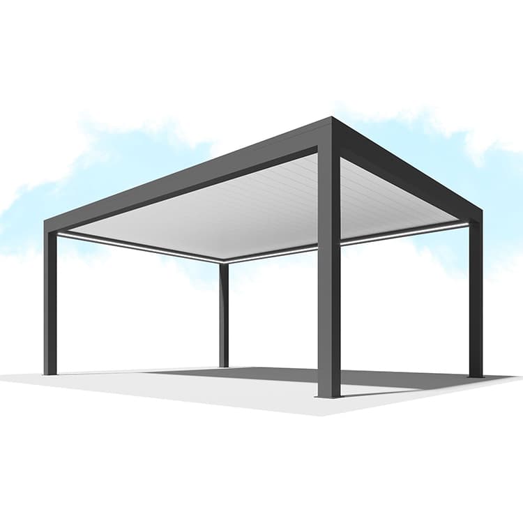 Пергола Сити-Форм Pergola В500-25П Bioclimatic с поворотными ламелями ЛАМЕЛЬ 250 X 53 (6,5х4,0) 1 модуль