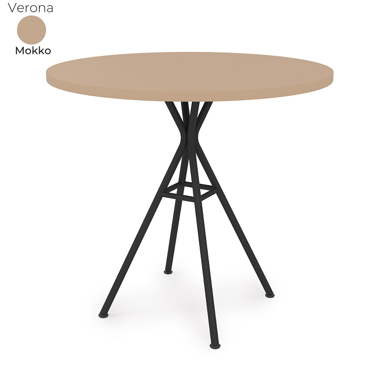 Стол обеденный круглый Алсав 21Verona.008.R Mokko