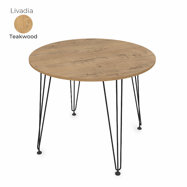 Стол обеденный круглый Алсав 21Livadia.009 Teakwood