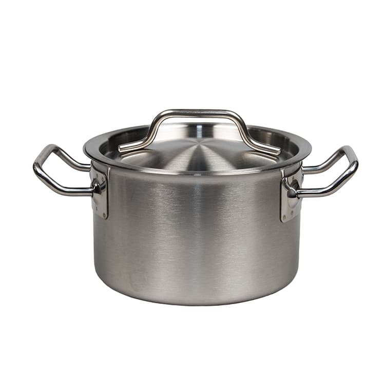 Кастрюля 1,3 л, 14х8,5 см с крышкой нерж. P.L. Proff Cuisine арт. 81223978