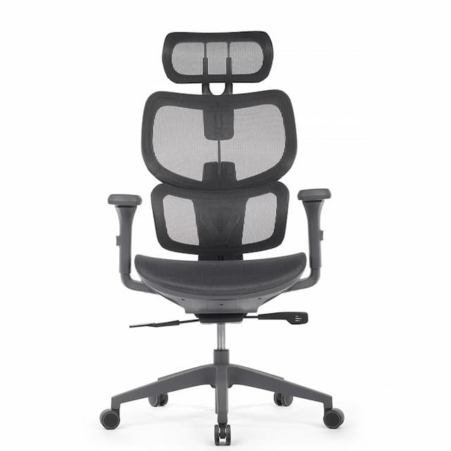 Кресло RV DESIGN Argo (W-228) серая сетка/серый пластик