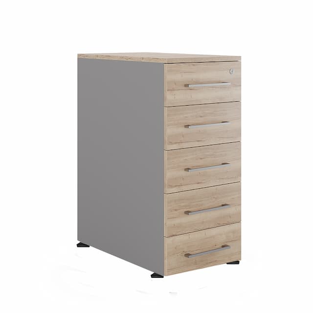 Тумба приставная Kobor TS5-40/50 aluminum/natural