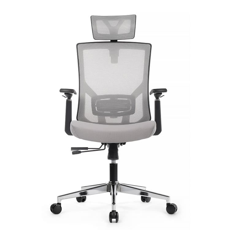 Кресло офисное Riva Chair Step (A2320) серая спинка/серое сиденье