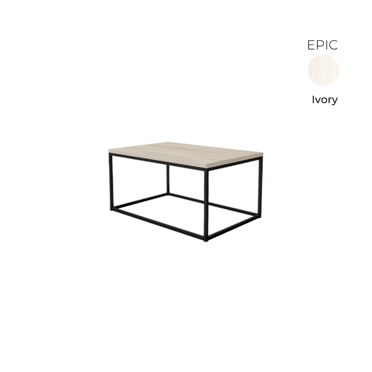 Стол журнальный прямоугольный Алсав 21EPIC.096 Ivory