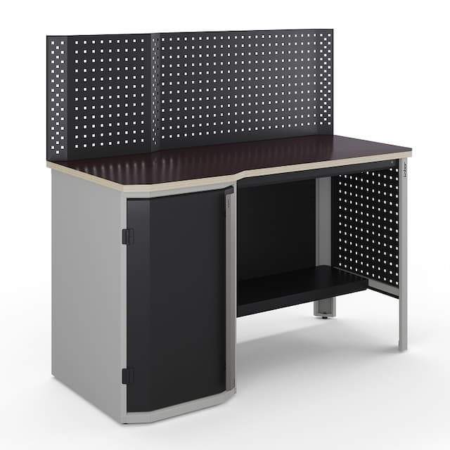 Верстак слесарный однотумбовый Kobor Expert MW.1L/P1-120/70