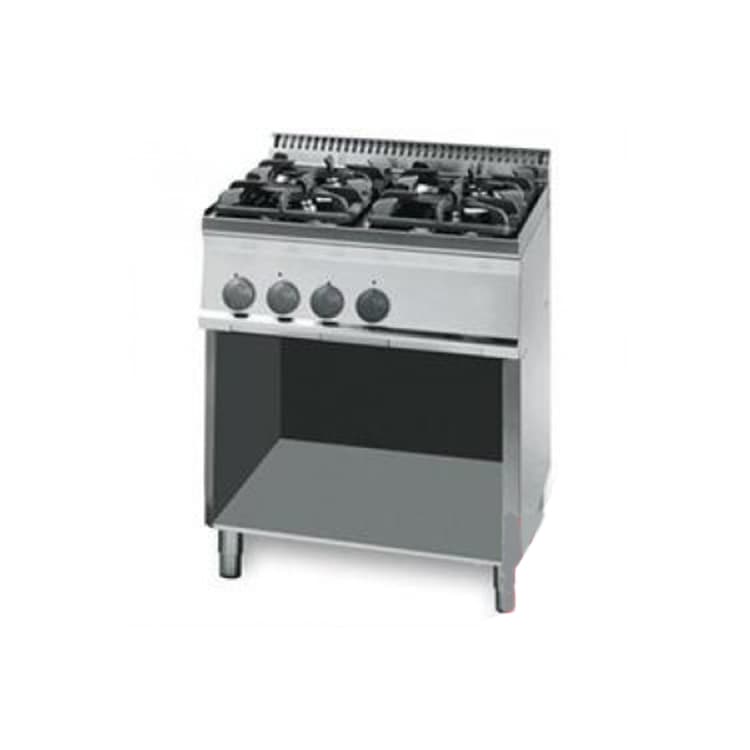 Плита 4 конфорочная 700 серии Tecnoinox PC70G7A 613036 газ