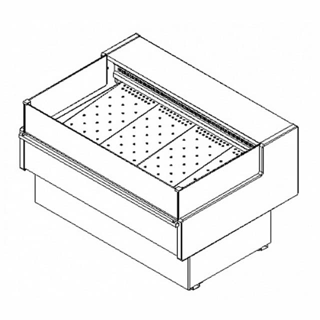 Витрина холодильная Полюс BAVARIA 2 GC110 SP 1,25-2 без боковин (ВХСл-1,25 Carboma GC110)