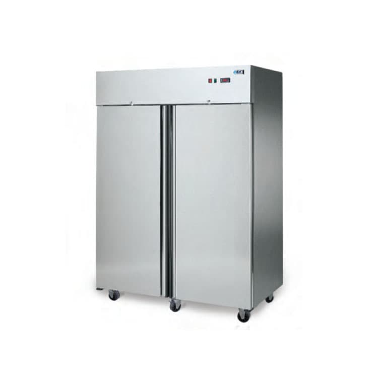 Шкаф холодильный ISA GE 1400 A RV TN 2P GLASS SS+SS QE 