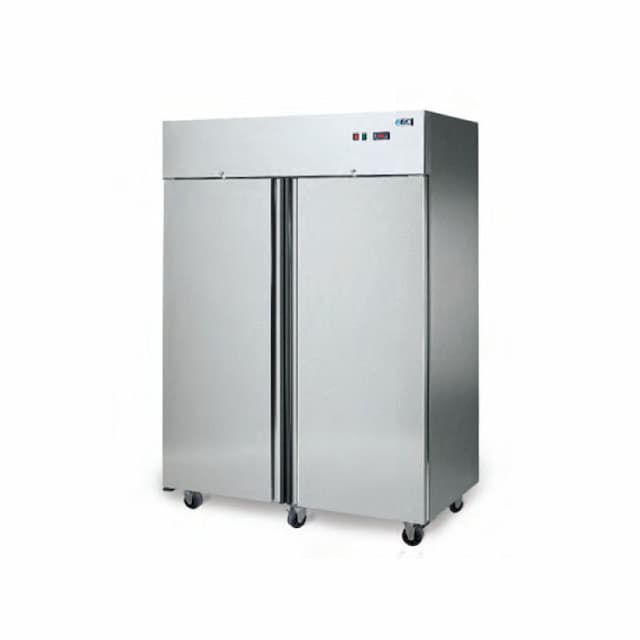 Шкаф холодильный ISA GE EVO 1400 A RV TN 2P GLASS SS+SS QE