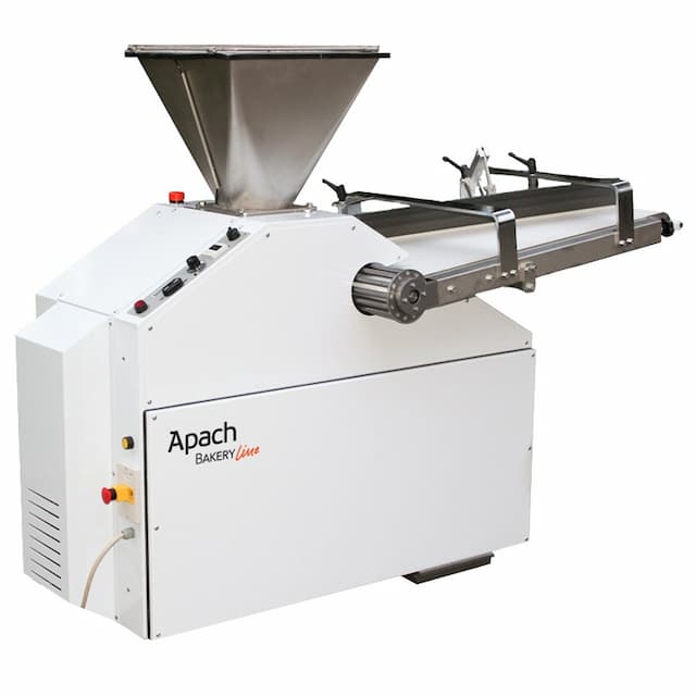 Тестоделитель вакуумный  APACH BAKERY LINE SD120 SA с теф. бункером 50 кг, сист-й смазки приводом конв-ра